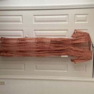 Long floral summer dress